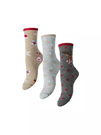 PIECES | Socken PCJINGLE XMAS 3er Pkg. |